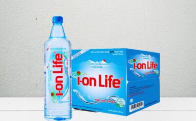 thùng nước ion life 450ml 24 chai