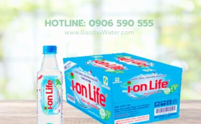 thùng nước uống ion life 330ml
